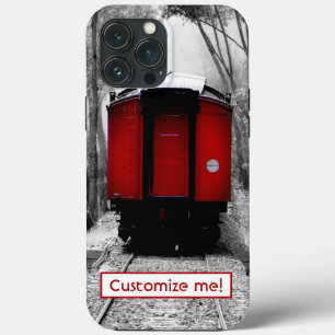 Gammal fashied Red Steam Tåg iphone case