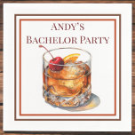 Gammal fashioned Anpassningsbar Bachelor Party Coc Pappersservett<br><div class="desc">Inbjudan är killarna på traditioneller för att fira brudgummen. Perfekt för en reklamfest. Gamla formgivningar finns på fler objekt i min butik,  PageCreativeDesigns.</div>