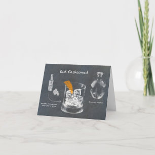 Gammal fashioned Cocktail Kort