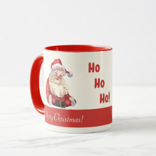 Gammal fashioned Jultomten Ho Ho Ho God jul Mugg