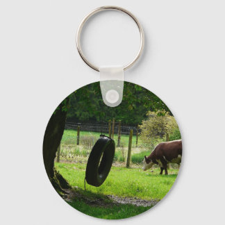 Gammal fashioned Land Däck Swing Nyckelring