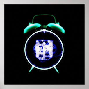 Gammal fashioned X-Ray Vision Alarm Clock - Origin Poster