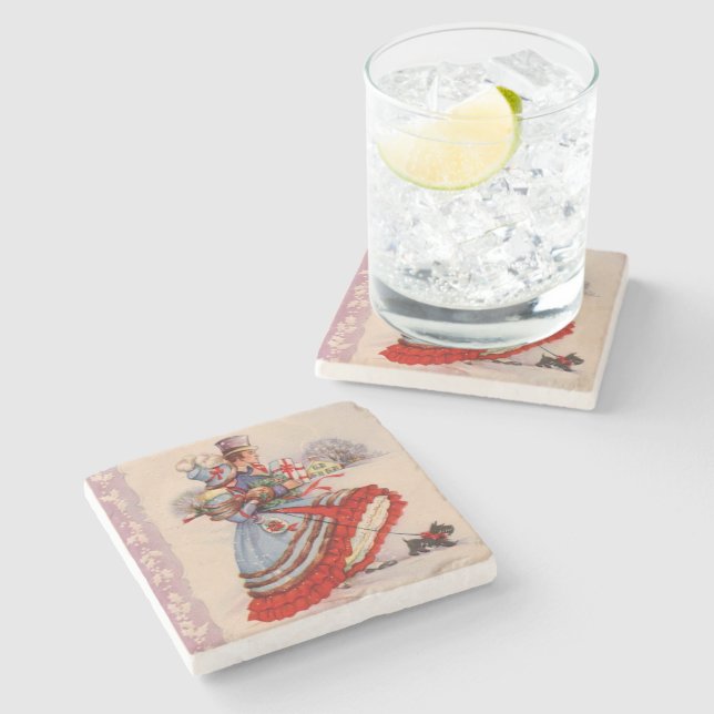 Gammal fastiserad Underlägg i julklapp (Sidan)