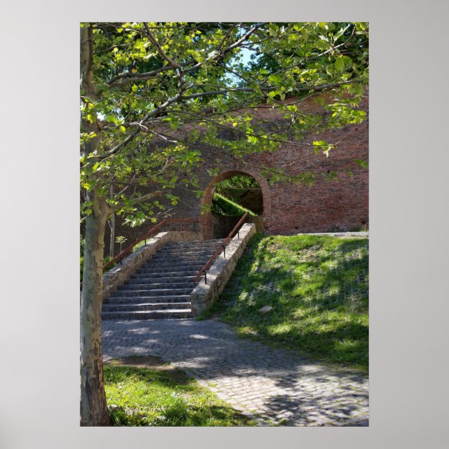 gammal fästmur poster (Framsidan)