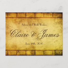 Gammal filmvisning Bröllop Advice Rådkort