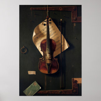 Gammal fiol poster
