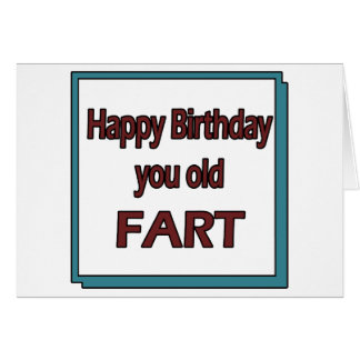 Gammal fis hälsningskort