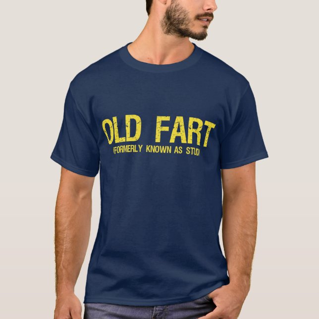 Gammal fis som förr är bekant som, dubbar t shirt (Framsida)
