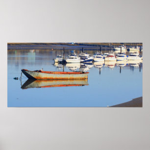 Gammal fiskebåt poster