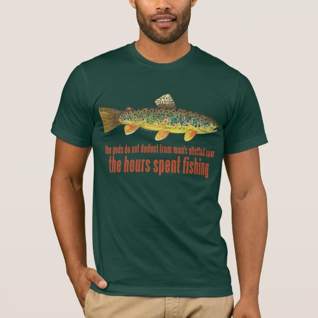 Gammal fiskesång t-shirt (Framsida)