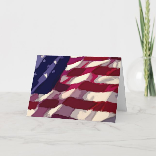 Gammal Flagga Kort (Framsida)