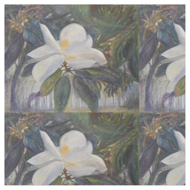 GAMMAL FLORIDA MAGNOLIA TYG (Närbild)