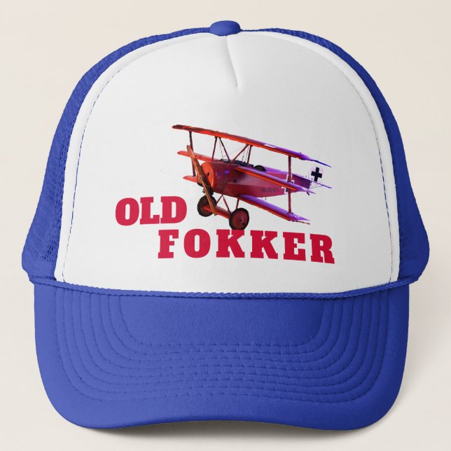 "Gammal Fokker" med Fokkertriplanen Keps (Framsida)
