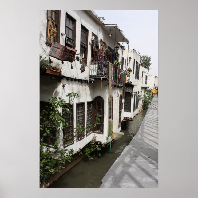 Gammal försäljare - Damaskus, Syrien Poster (Framsidan)