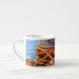 Gammal förtöjningsnämnd espressomugg