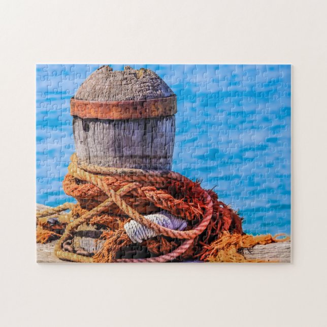 Gammal förtöjningsnämnd pussel (Horisontell)