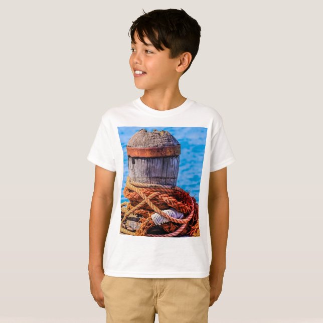 Gammal förtöjningsnämnd t shirt (Hel framsida)