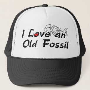 Gammal fossil- hatt truckerkeps