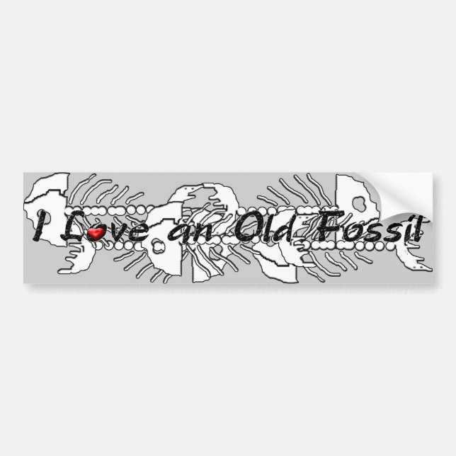 Gammal fossil-klistermärke bildekal (Framsidan)