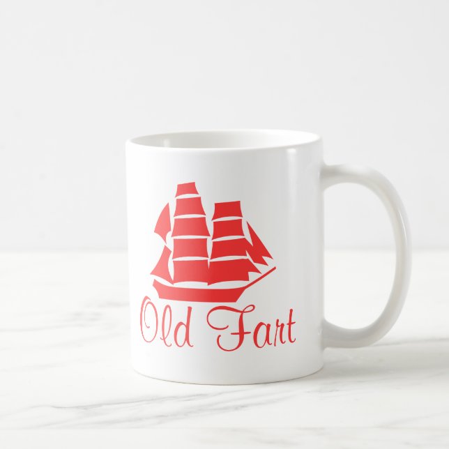 Gammal fot kaffemugg (Höger)
