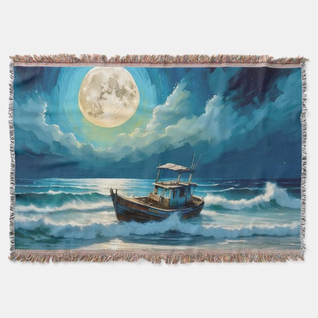 Gammal frakt på land filt (Framsidan)