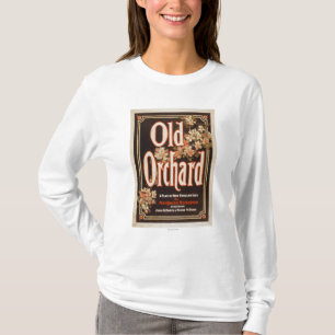 Gammal fruktträdgård en lek av den New England T-shirt