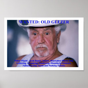 Gammal Geezer Poster