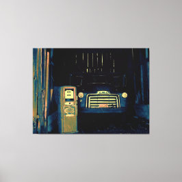 Gammal GMC Lastbil Canvastryck