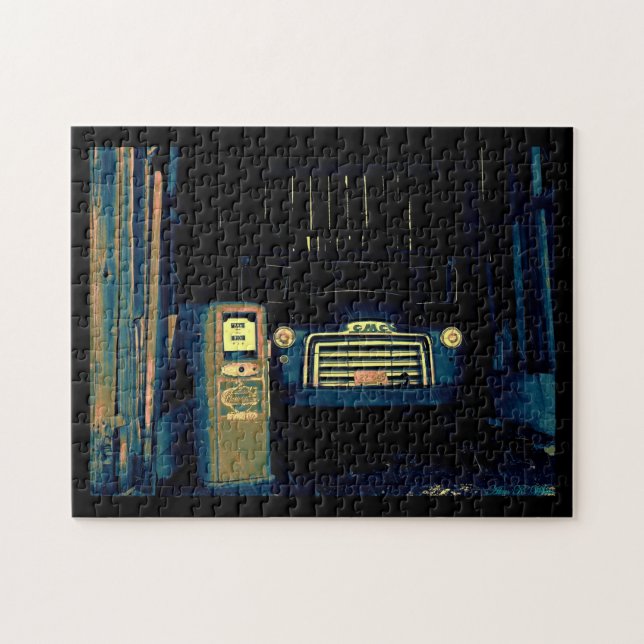 Gammal GMC Lastbil Pussel (Horisontell)