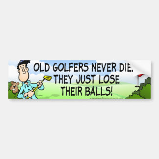 Gammal golfare bildekal