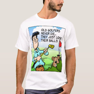 Gammal golfare t-shirt