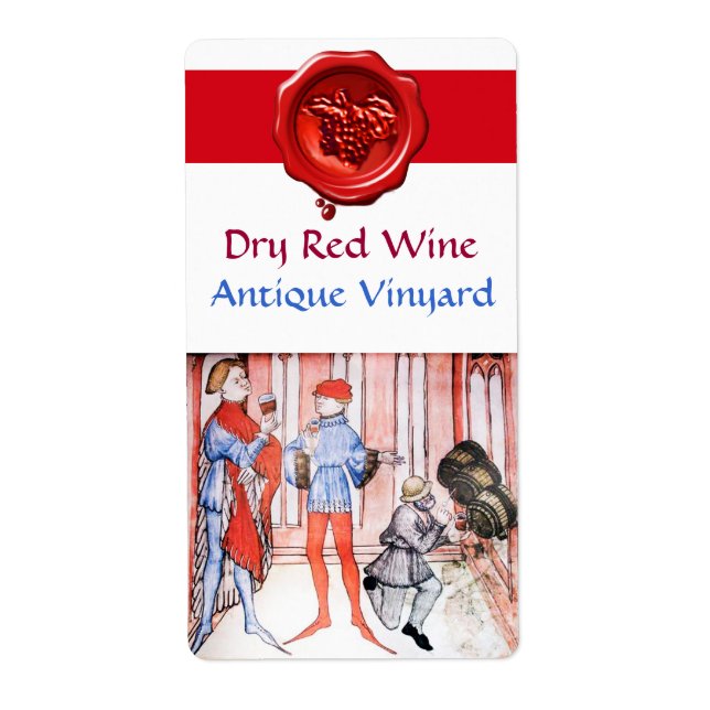 GAMMAL GRAPE VINEYARD RED VIN TASTNING MED BARRELS FRAKTSEDEL (Framsidan)