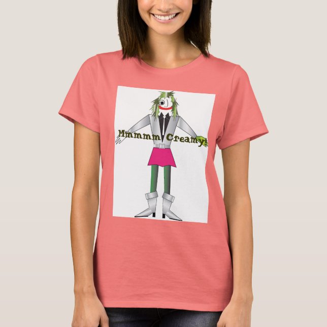 Gammal Greg, Mmmmm Creamy! T Shirt (Framsida)