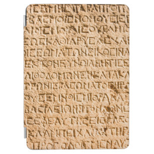 Gammal grekisk skrift på sten iPad air skydd