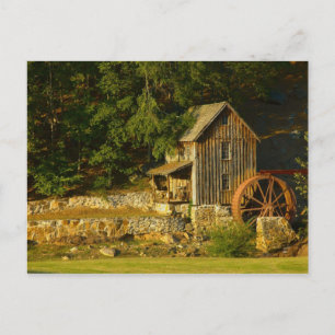 Gammal Grist Mill in GA Vykort