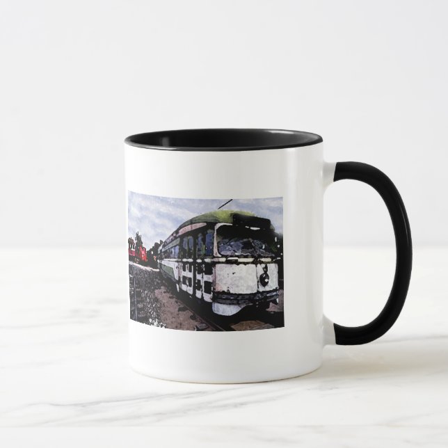 Gammal grön Trolly Mugg (Höger)