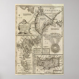 Gammal Grönland Poster