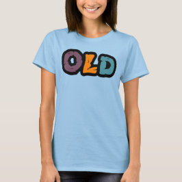 Gammal grundläggande t-shirt för kvinnor