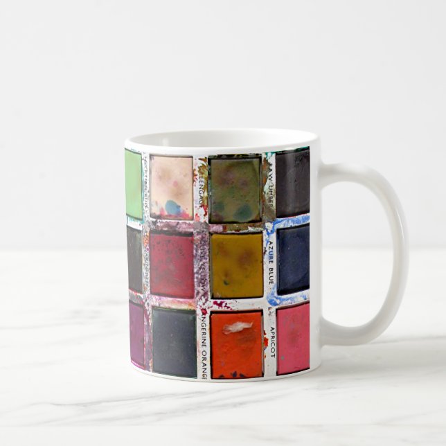 Gammal Grunge målar Kaffemugg (Höger)