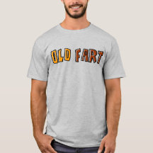 Gammal gubbe basic t-shirt för män