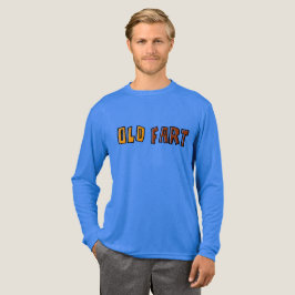 Gammal Gubbe Mäns Långärmad Tri-Blend T-shirt