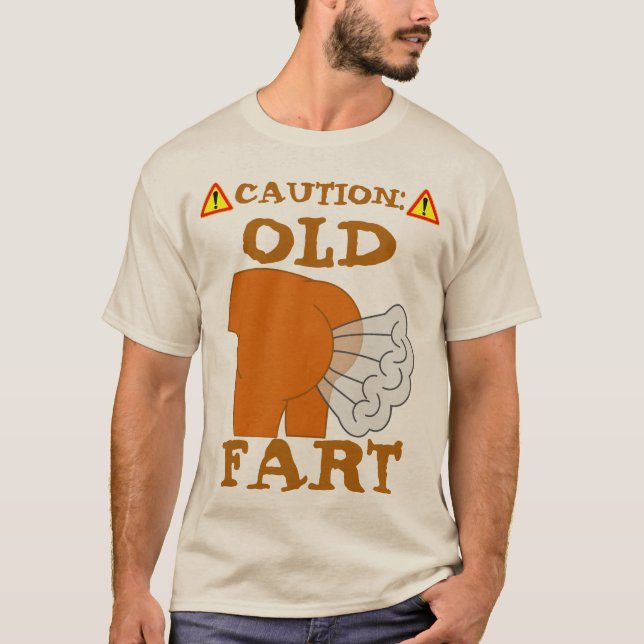 Gammal Gubbe T-Shirt (Framsida)