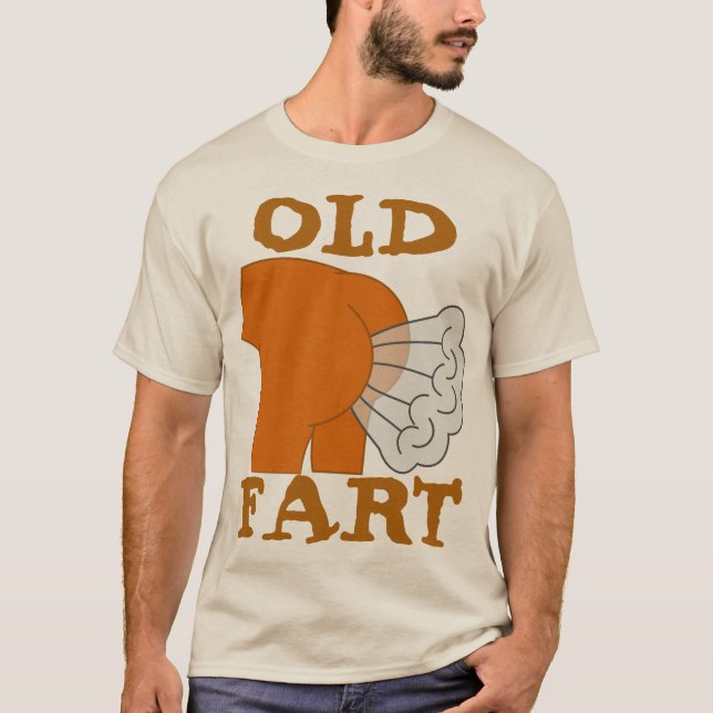 Gammal Gubbe T-Shirt (Framsida)