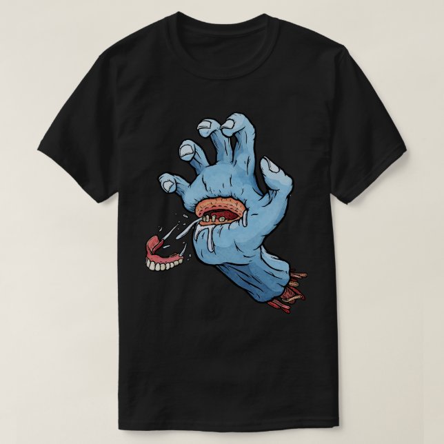 Gammal gummihand t shirt (Design framsida)