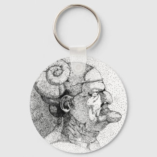 Gammal hag nyckelring