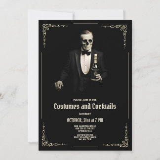 Gammal Halloween-inbjudanmall Inbjudningar