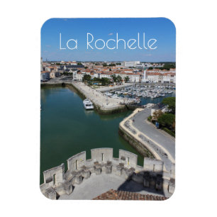 Gammal hamnvy La Rochelle Magnet