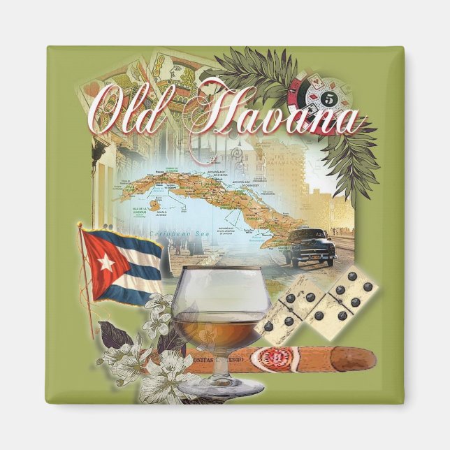 gammal havana magnet (Framsidan)