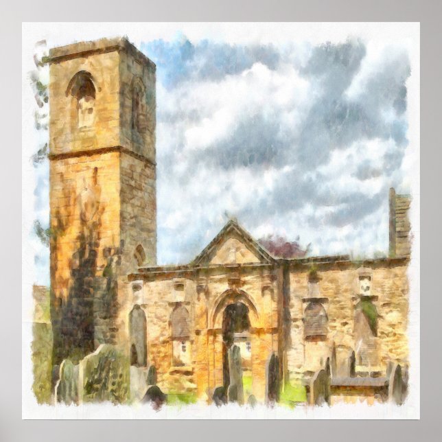 Gammal Heliga Trefaldig gotik Poster (Framsidan)