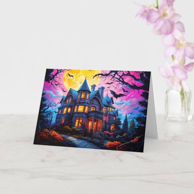 Gammal hemlig kammare | HAPPY HALLOWEEN Kort (Orkide)